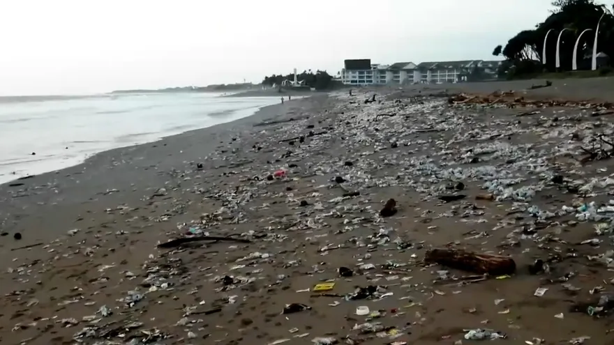 Desechos en el océano