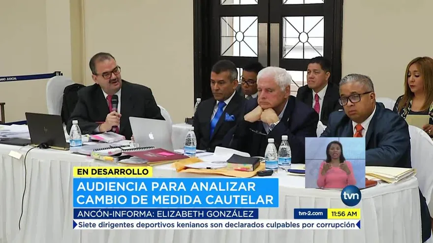 Corte analiza peticiones para cambio de medida cautelar a Martinelli