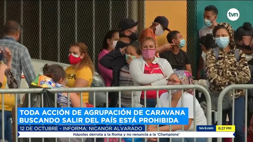 Migración advierte que están prohibidas las caravanas de extranjeros