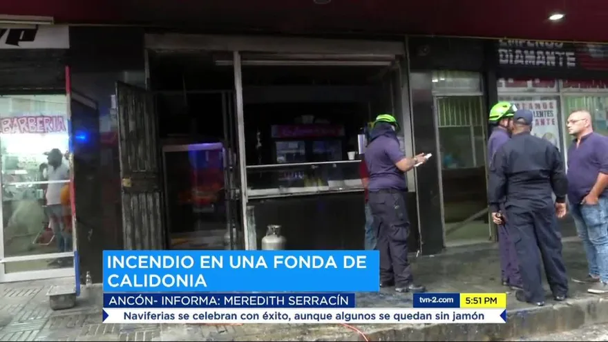 Se incendia fonda en Calidonia