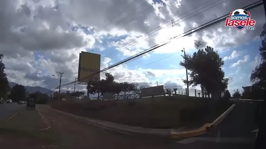 Lugar acondicionado para la concentración del equipo de Panamá