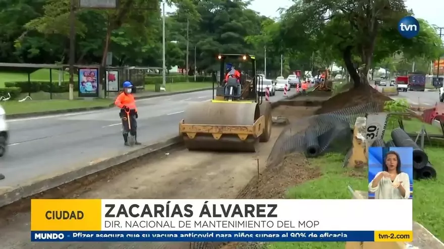 Inician trabajos en la vía Ricardo J. Alfaro