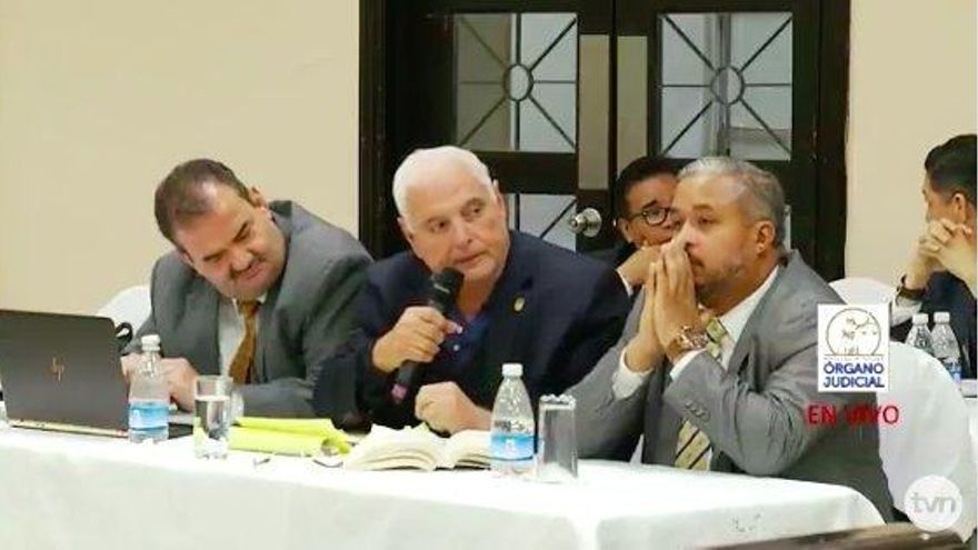 Ricardo Martinelli en audiencia.