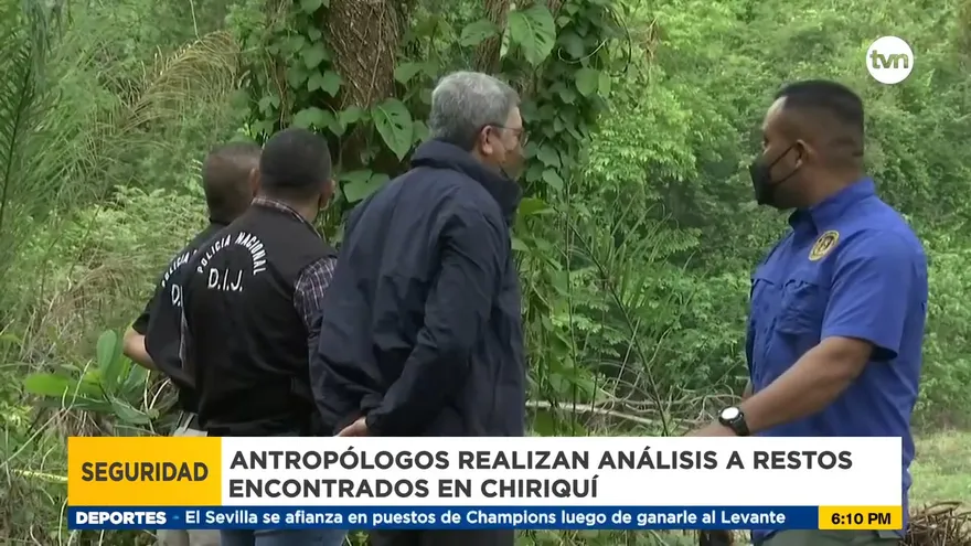 No se identifican aun los restos humanos encontrados en Chiriquí