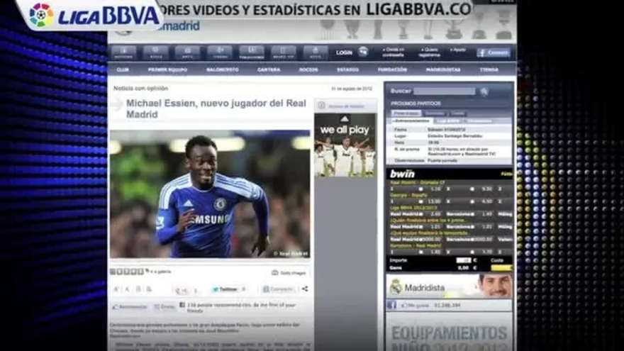 Essien, nuevo jugador del Real Madrid