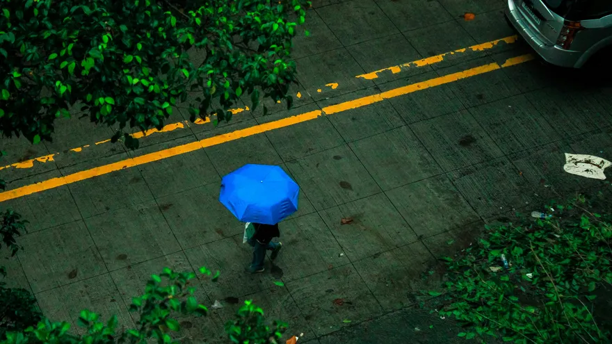 Imagen con fines ilustrativos de lluvias o aguaceros.