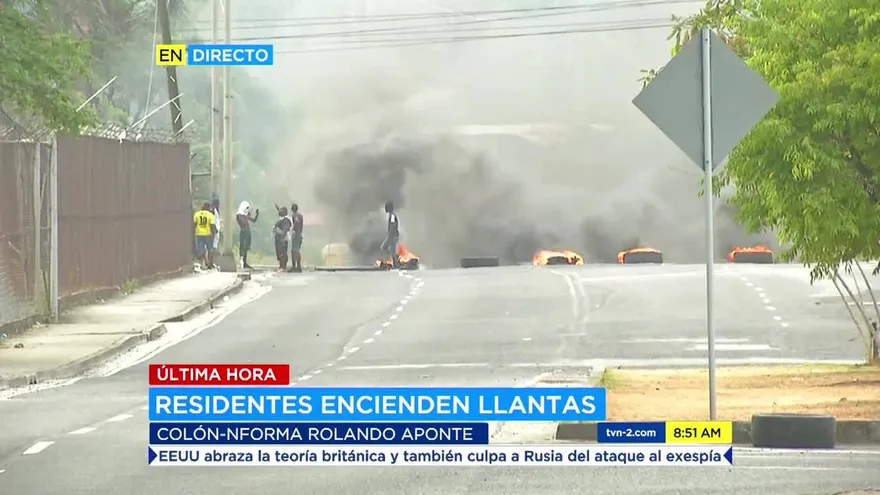 Universitarios en Colón se unen a la protesta