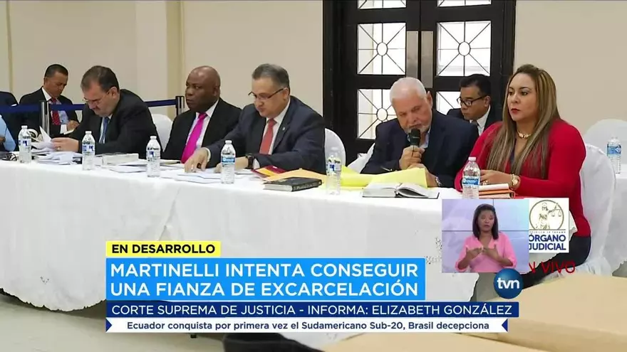 Martinelli intenta nuevamente conseguir fianza
