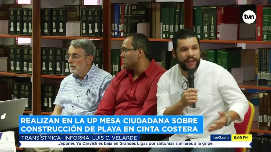 UP realiza mesa ciudadana para tratar el proyecto de recuperación de playas de la capital