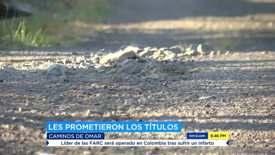 Residentes de Caminos de Omar protestan por tierras