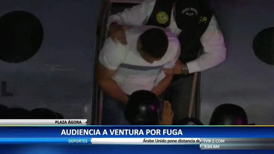Gilberto Ventura Ceballos a audiencia por fuga