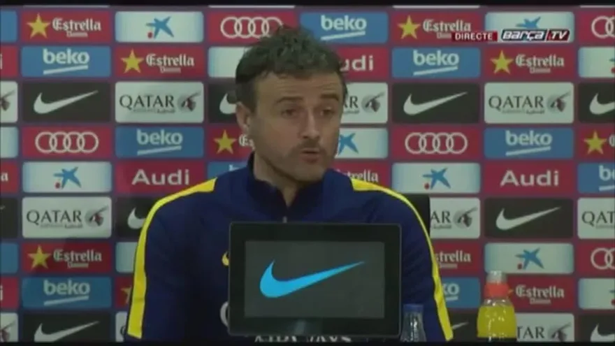 Luis Enrique: Es el trabajo recompensado de todos mis jugadores, del club y del staff
