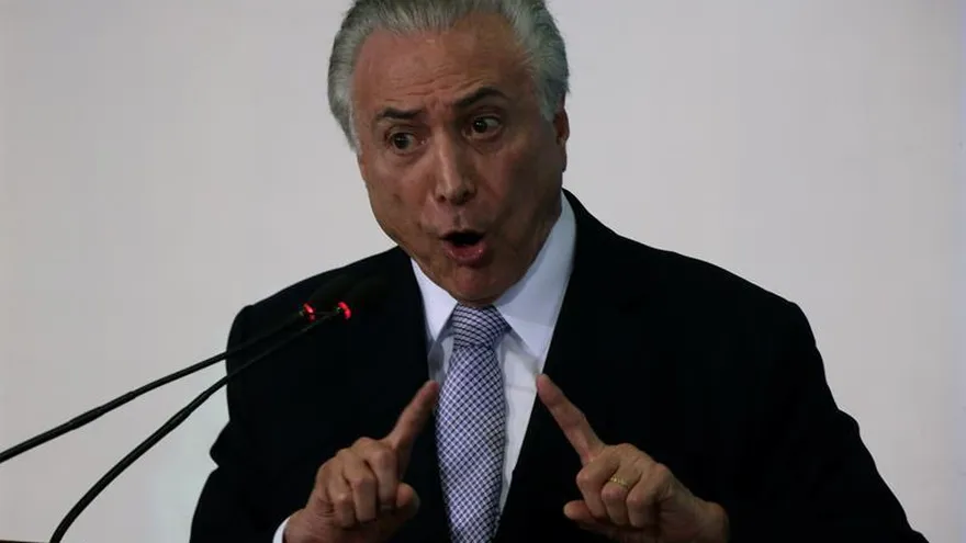 El presidente de Brasil, Michel Temer.