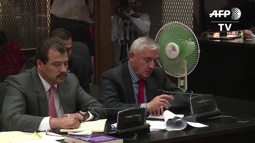 Otto Pérez, en prisión provisional y acusado de corrupción