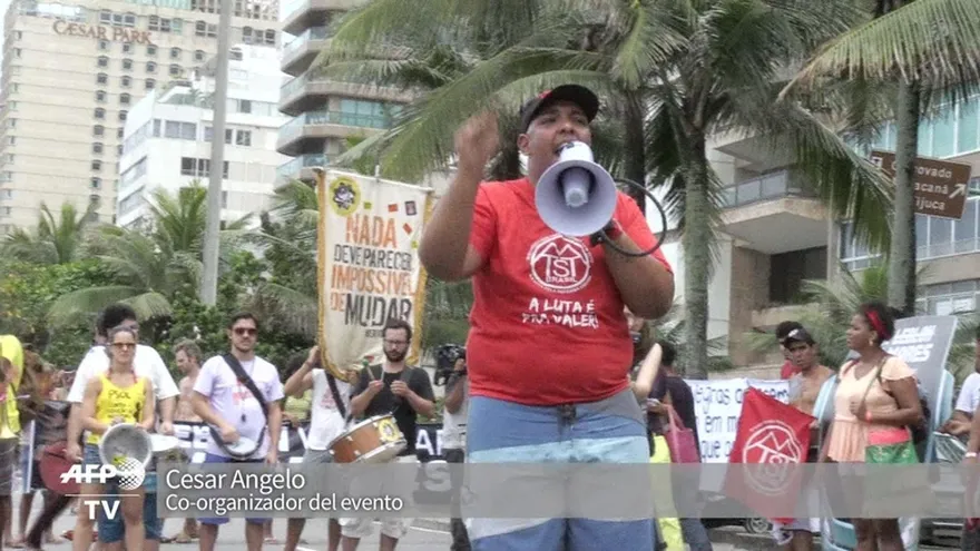 Brasileños protestan en el Día de la Conciencia Negra