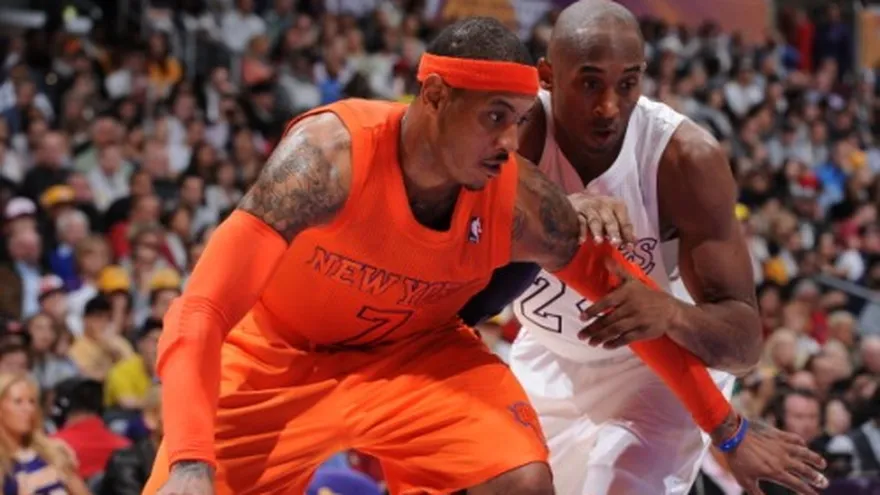 "Melo" reconoce que le gustaría jugar con Kobe Br
