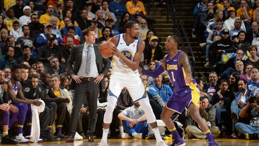 Durant y Warriors pueden con Lakers; Wizards ganan duelo a Celtics