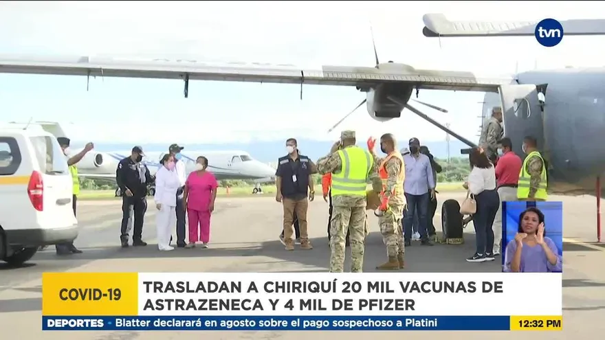 Más dosis de la vacuna anticovid llegan a Chiriquí