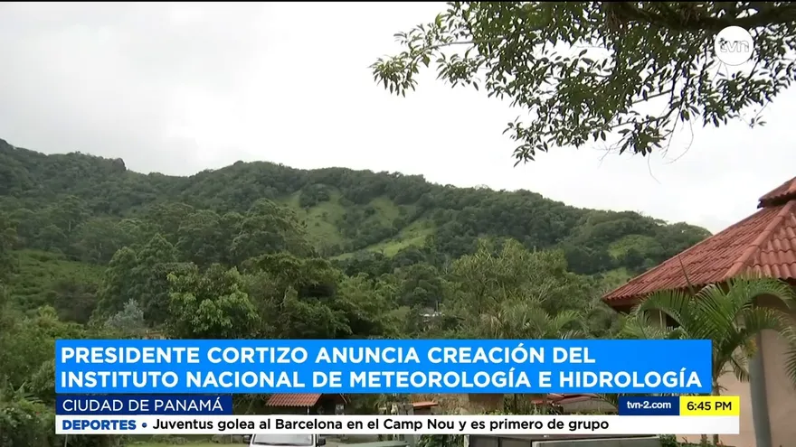 Cortizo anuncia creación de Instituto de Meteorología