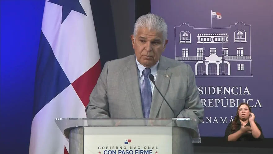 José Raúl Mulino, presidente de la República.