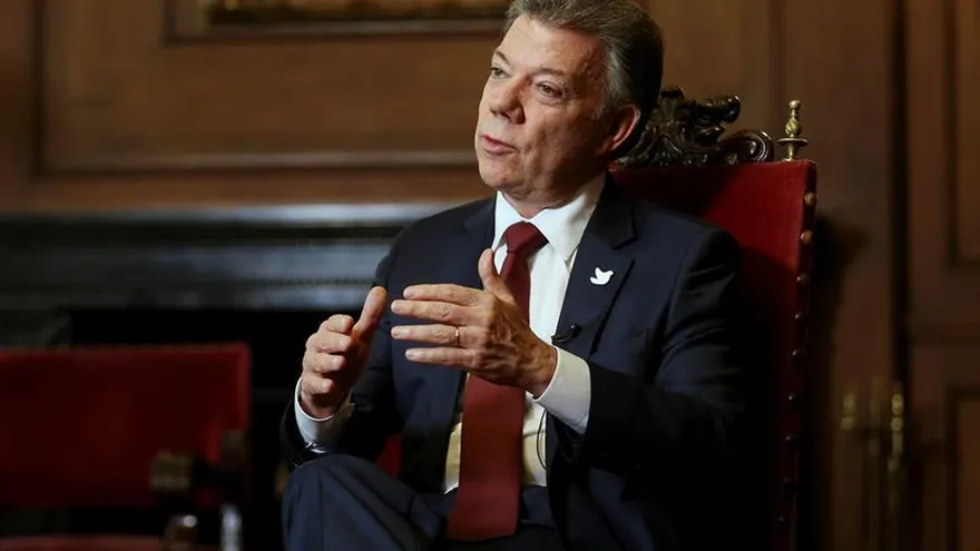 En la imagen, el presidente de Colombia, Juan Manuel Santos.