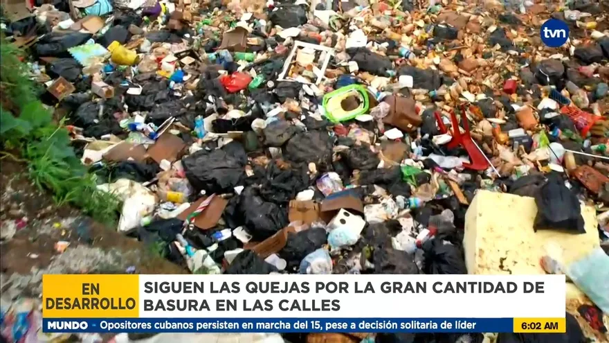 Siguen la quejas por mala disposición de la basura