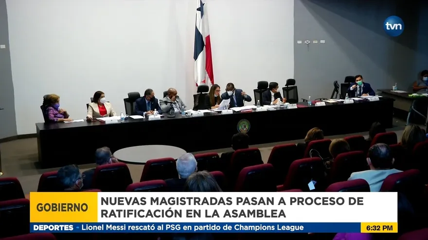 Comisión de Credenciales recomiendo ratificación de magistradas al Pleno