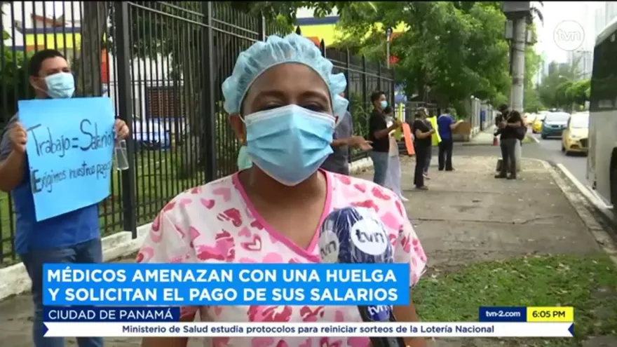 Médicos generales y personal de salud nombrados por la pandemia exigen pago