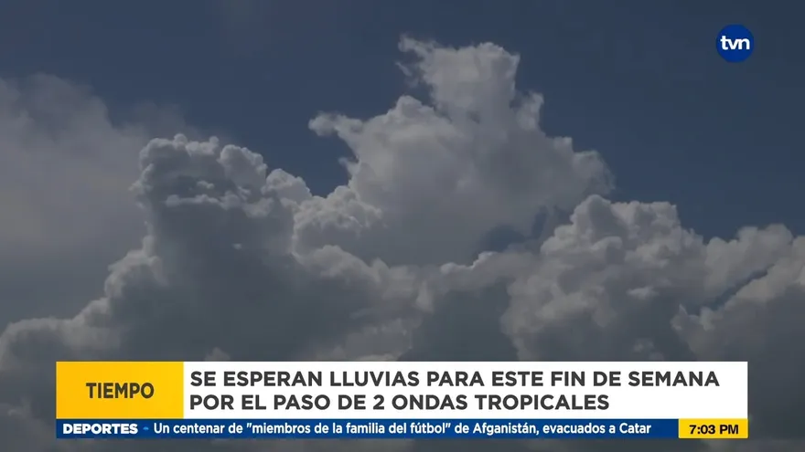 Dos ondas tropicales este fin de semana