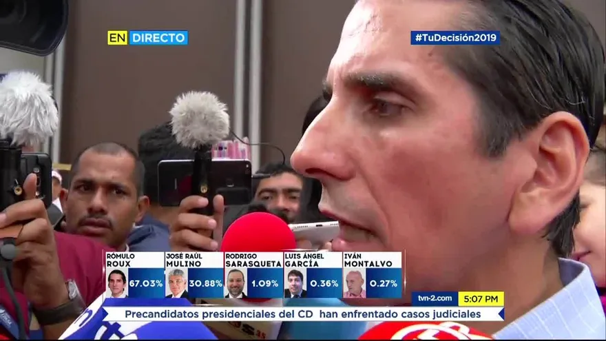 Rómulo Roux y sus primeras palabras como candidato presidencial