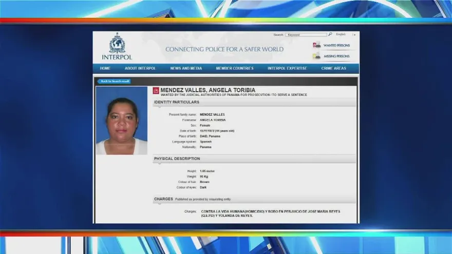 Mujeres que están en la lista de Interpol