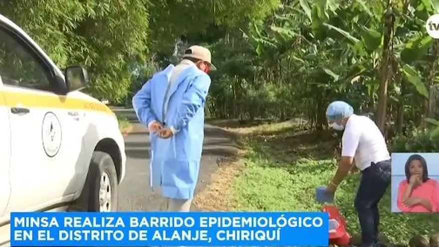 Minsa realiza barrido epidemiológico en Alanje