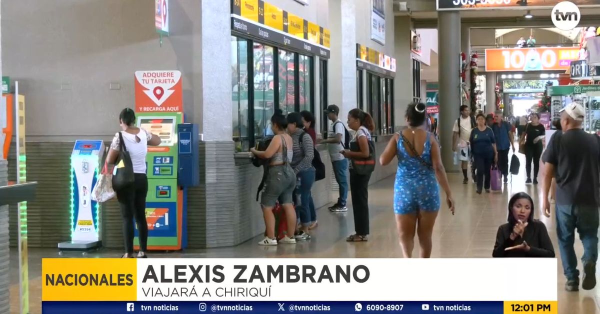 Terminal de Albrook se prepara para alta movilización de viajeros durante Semana Santa