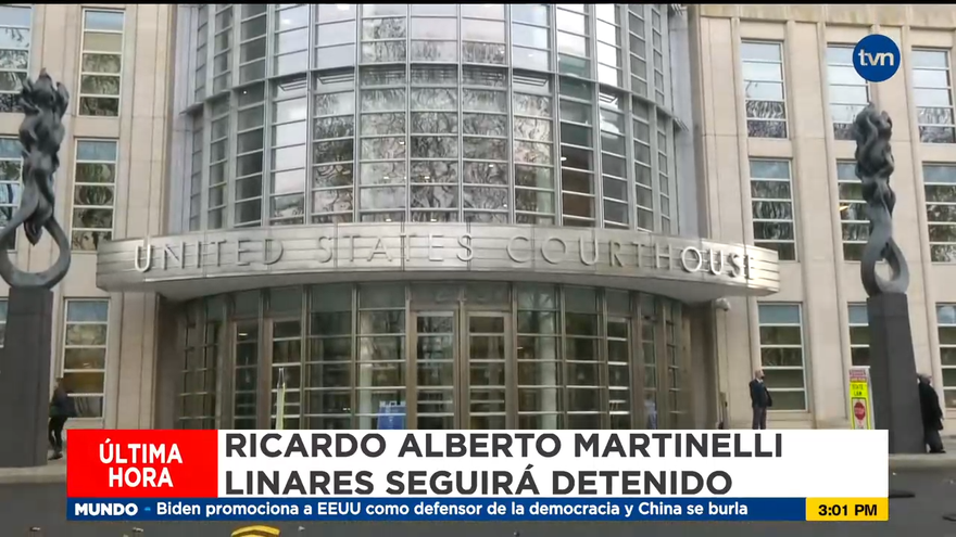 Ricardo Alberto Martinelli Linares seguirá detenido en EEUU