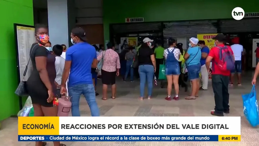 Empresario reaccionan a la extensión del Vale Digital