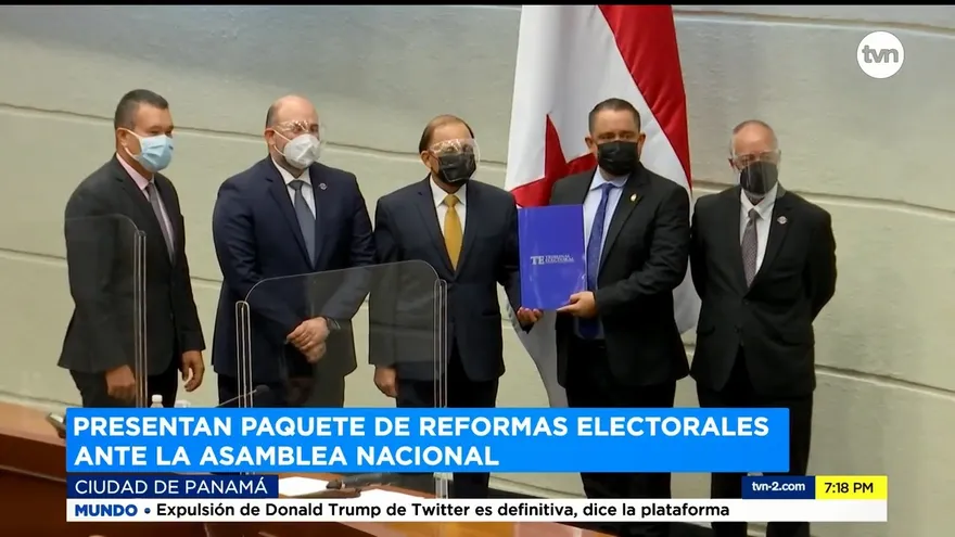 Presentan reformas al Código Electoral a la Asamblea