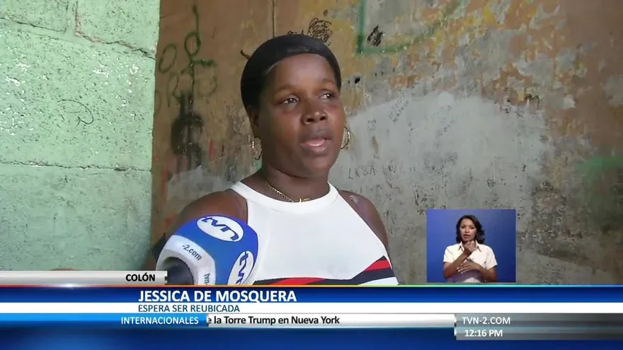 Residentes del viejo caserón en Colón piden reubicación