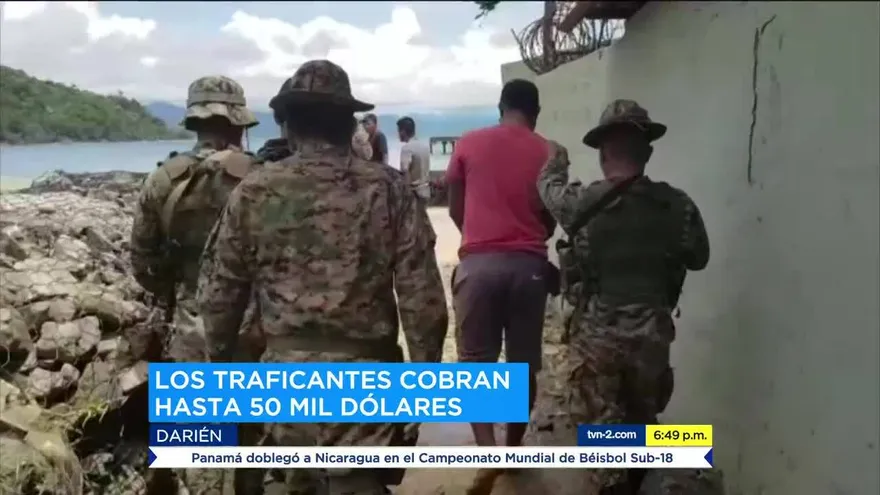 Operativo contra el tráfico de personas