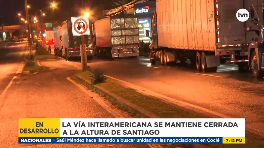 Camioneros vuelven a quedar varados en Santiago