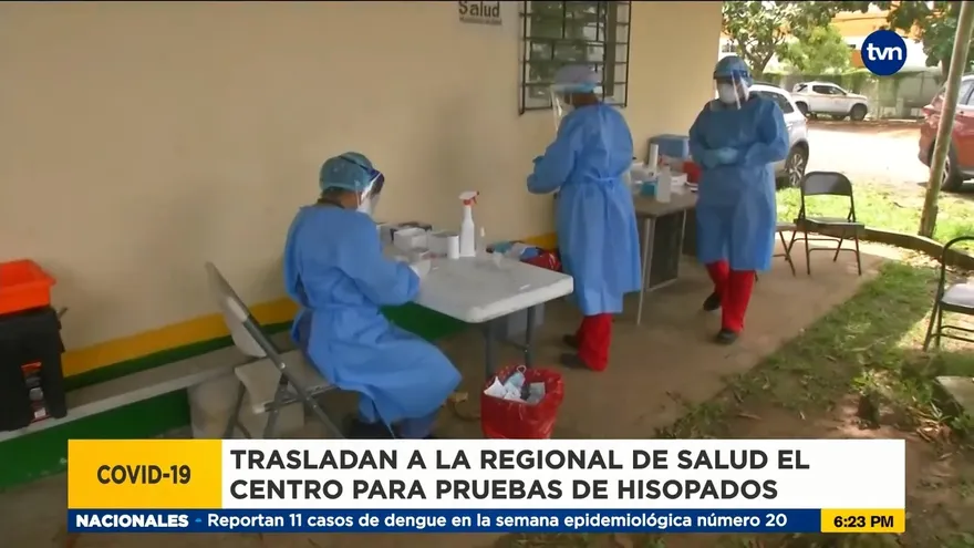 Trasladan centro de hisopados en La Chorrera
