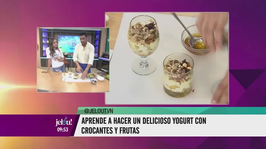 Aprende a hacer un delicioso yogurt con frutas crocantes