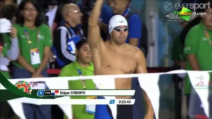 Edgar Crespo 7mo en final de 200mts pecho