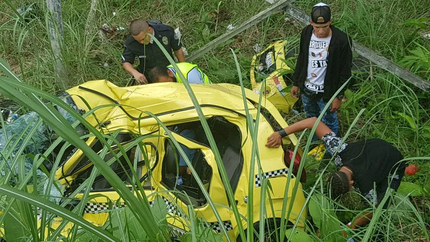 Un estudiante y otros dos resultaron heridos por accidente de tránsito en Chilibre este lunes 8 de enero de 2018.