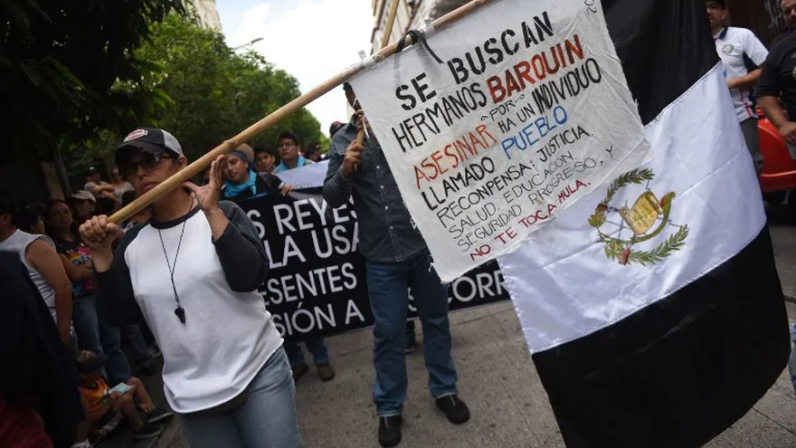 Protestas en Guatemala