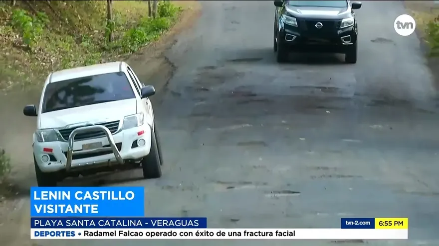 Mal estado de la carretera a Santa Catalina afecta el turismo
