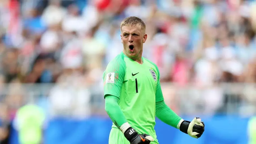 Jordan Pickford, el mejor del partido Suecia vs. Inglaterra