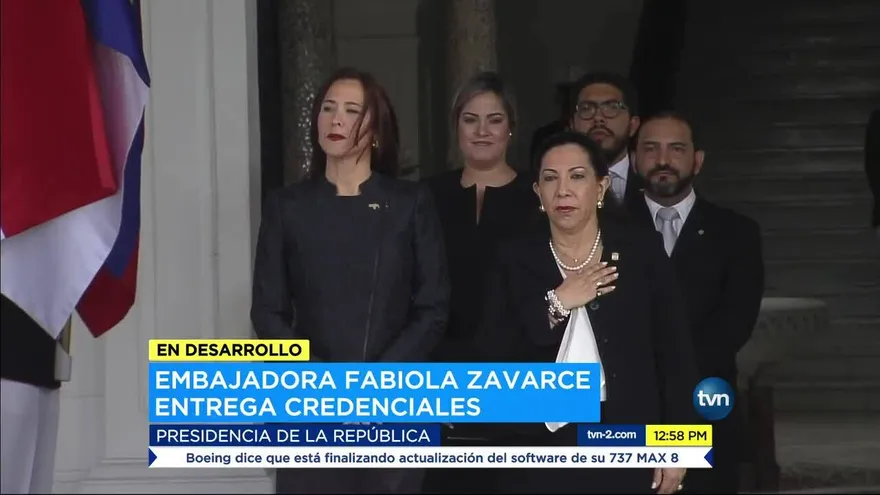 Nueva embajadora de Venezuela presenta credenciales en Panamá