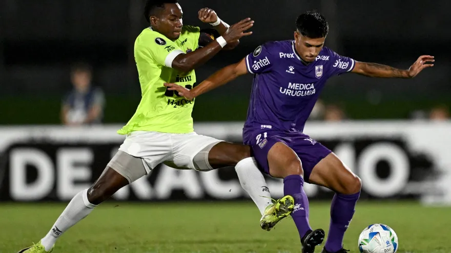 Tomás Rodríguez en partido de Copa Libertadores