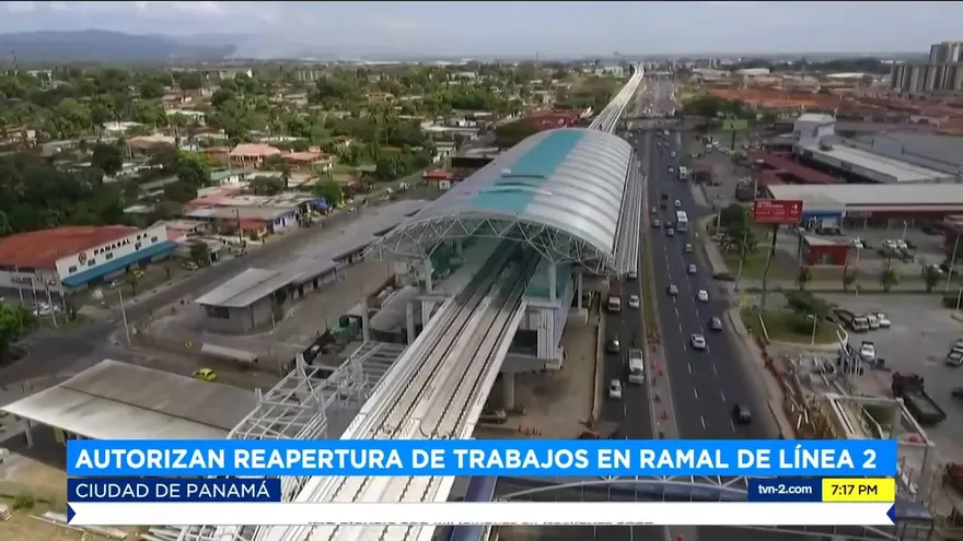 Reanudan trabajos en ramal hacia el Aeropuerto de la Línea 2