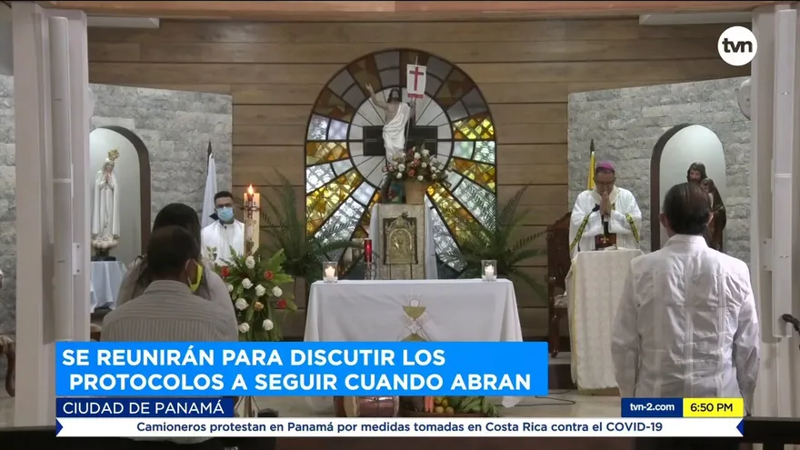 Iglesia católica se prepara para la nueva normalidad